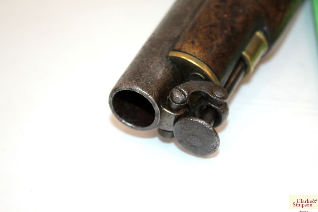A pair of 1842 model percussion coast guard pistol - Image 11 of 21