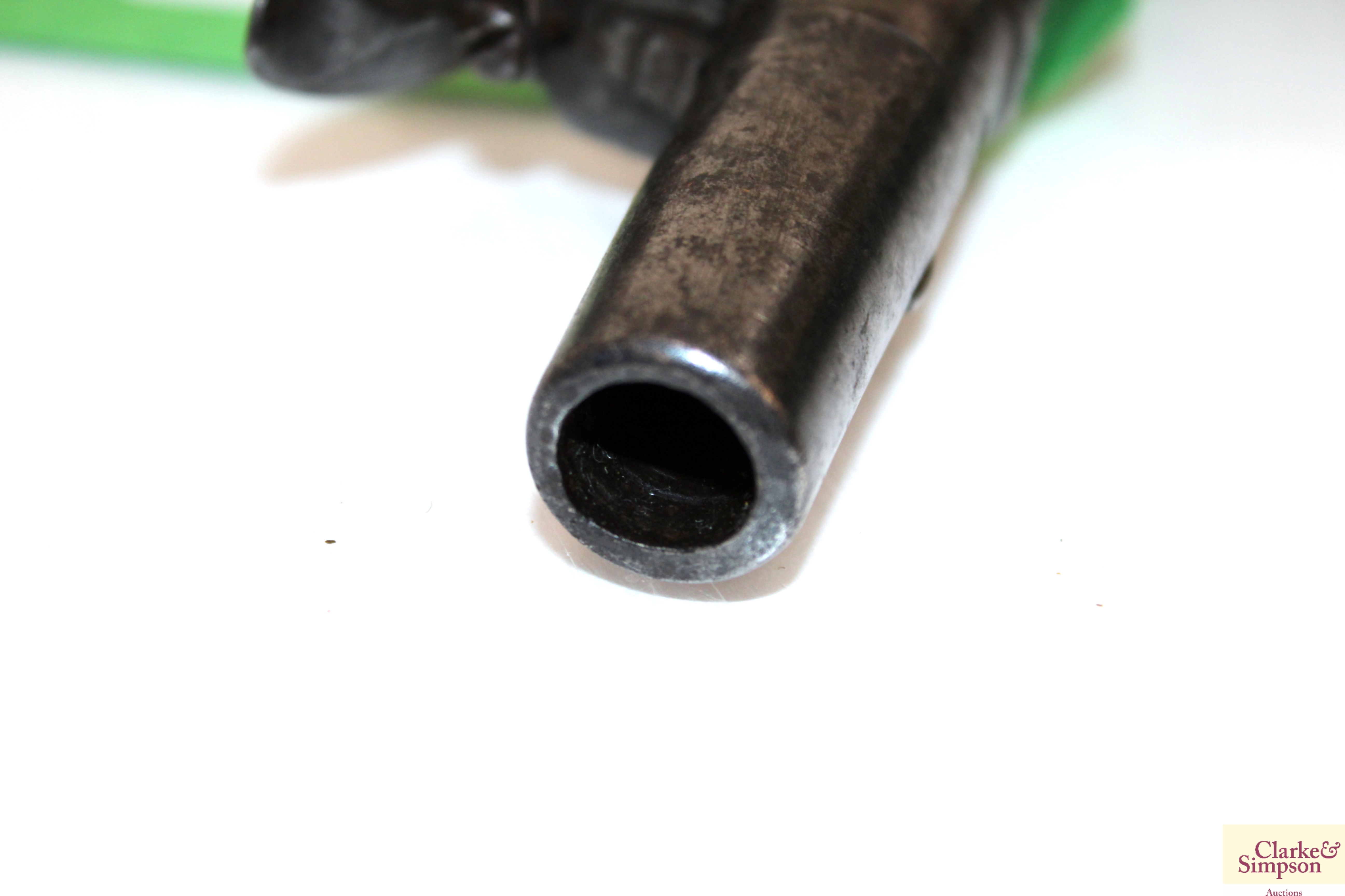 A flintlock box lock pocket pistol by Busby 1½" (t - Image 8 of 8