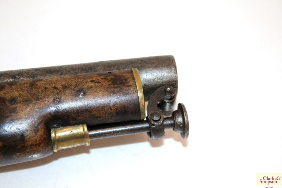 A pair of 1842 model percussion coast guard pistol - Image 12 of 21