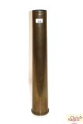 A large brass shell case