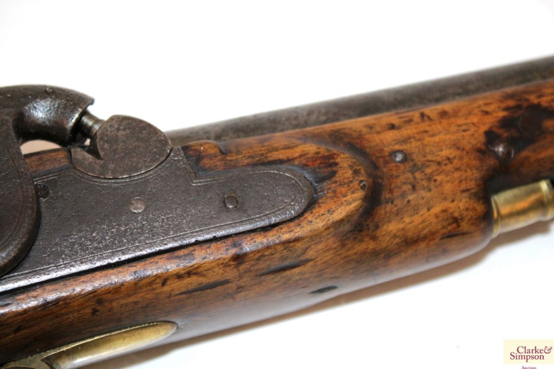 A pair of 1842 model percussion coast guard pistol - Image 3 of 21