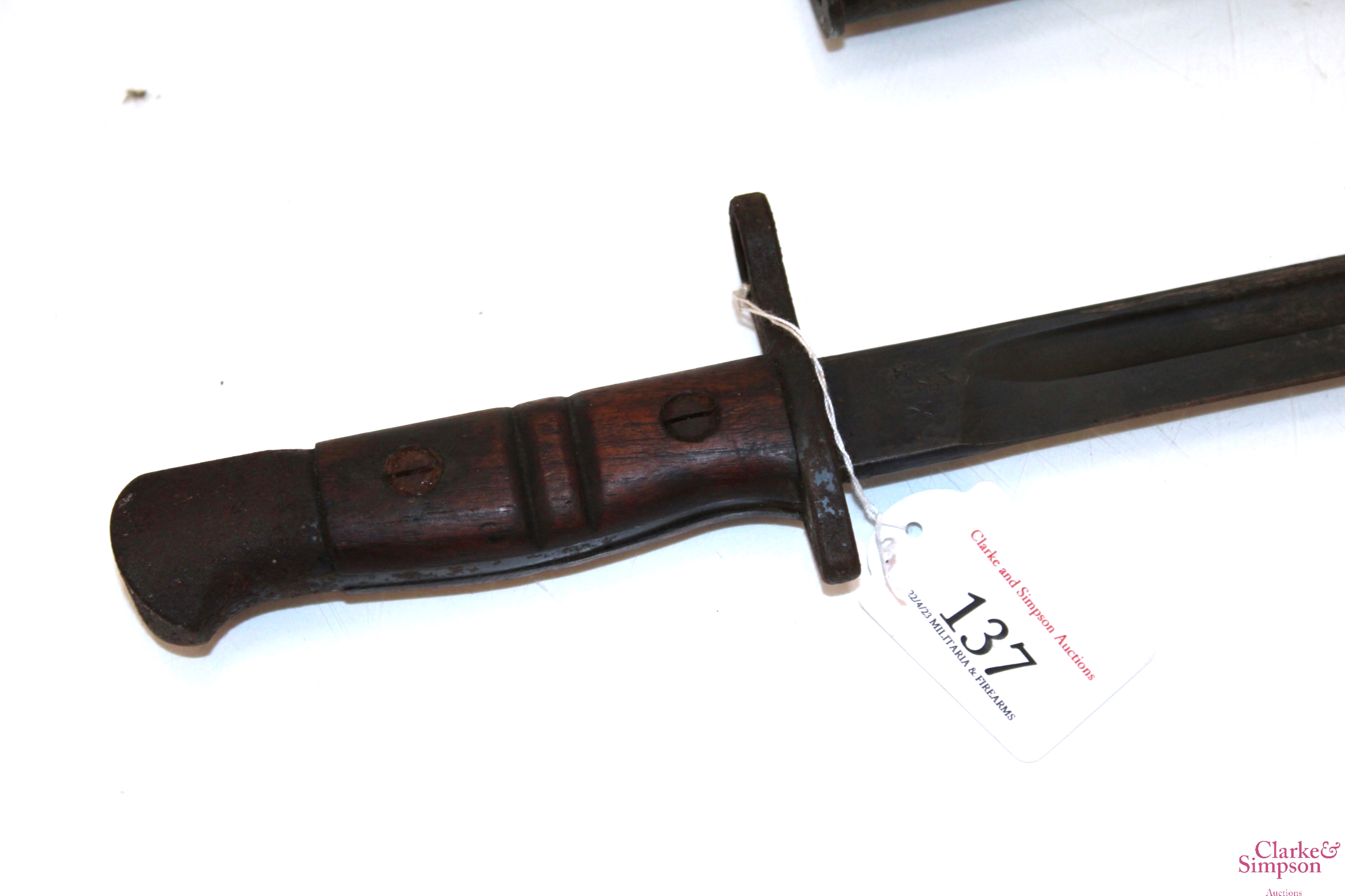 A model 1913 bayonet with scabbard - Image 8 of 8