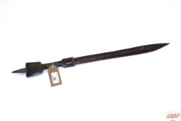 An Ethnic small sword with horn grip