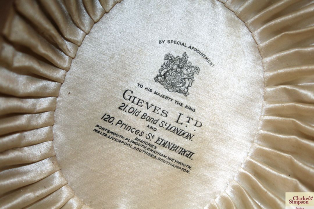 An early 20th Century Naval bicorn hat by Gieves L - Image 6 of 20