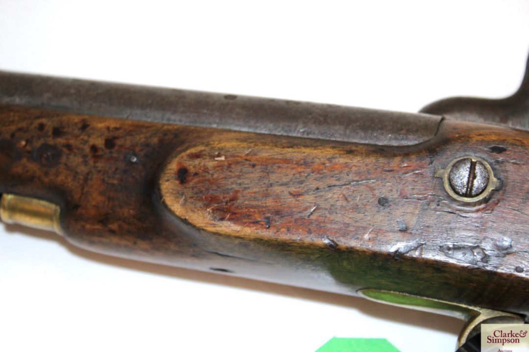 A pair of 1842 model percussion coast guard pistol - Image 8 of 21