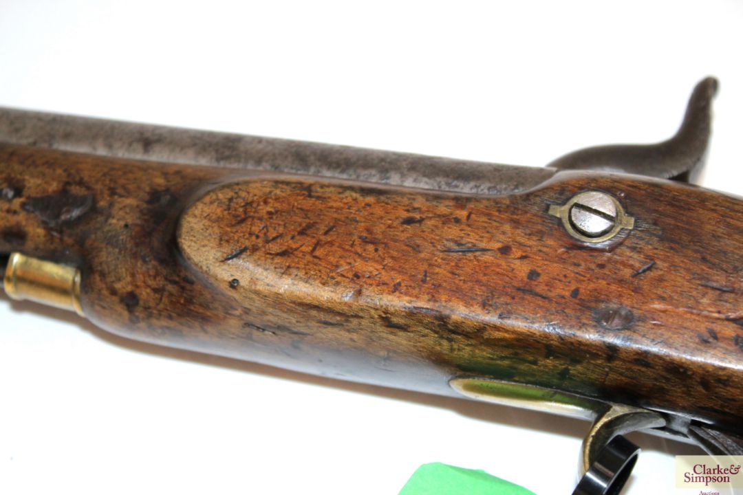 A pair of 1842 model percussion coast guard pistol - Image 18 of 21