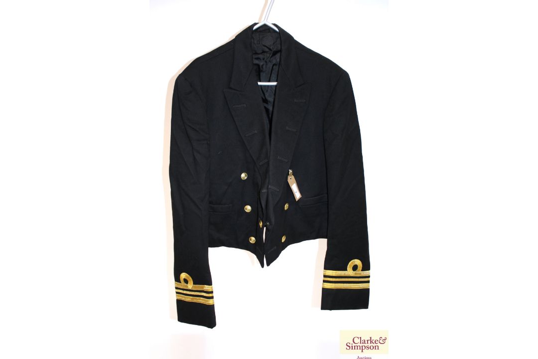 A Royal Navy "Mess Dress" jacket with Lieutenant C - Image 1 of 6