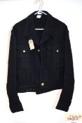 A WWII era Officers blue working dress blouse, siz