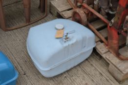 Fordson Major fuel tank. Requires repair.