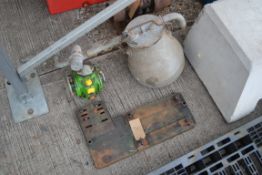 Simplex milking machine vacuum pump, cast iron bas