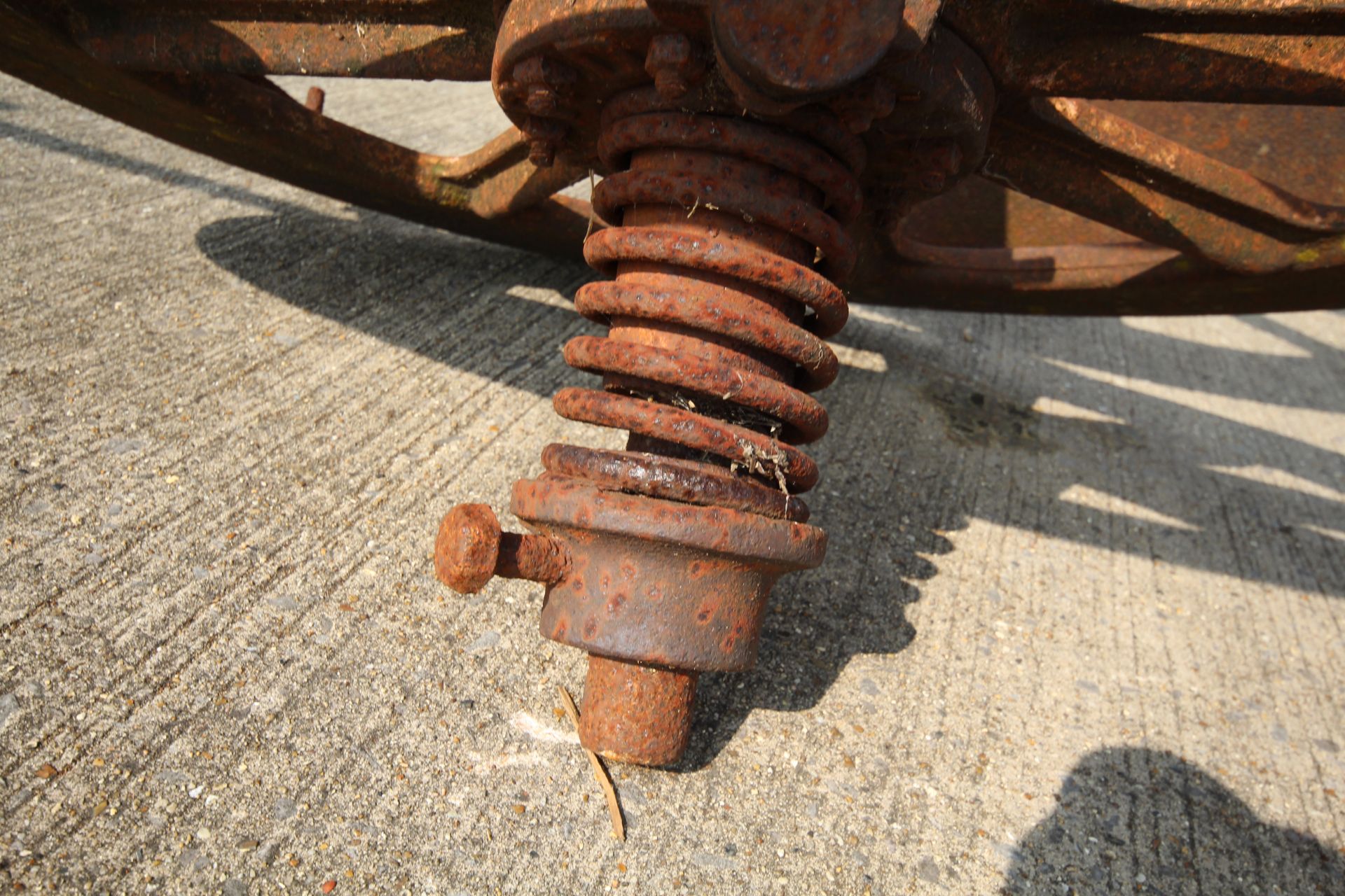 Maynard horse drawn root lifter. With opel wheel system. - Image 16 of 16