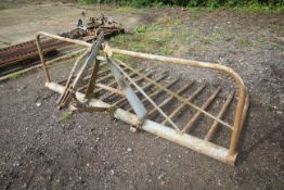 Massey Ferguson 12 tine Buck Rake. Model 561. Serial number N5319. With linkage. Badged