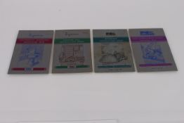 4x Ferguson implement instruction books: Electromatic Hammer Mill, Hammer Mill, Buckrake, Earth