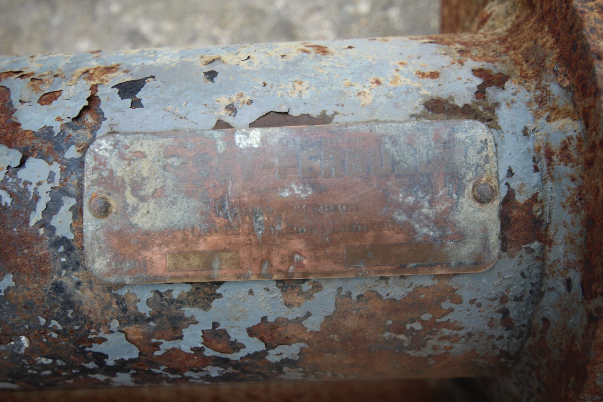 Massey Ferguson hydraulic Pallet Tippler for loader. With stabiliser bars. Badged but not stamped. - Image 12 of 12