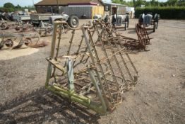 Ferguson Adjustable Spiked Tooth Harrow. Three section. Model S-BE-31. No badge.