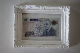 Northern Irish £20 note bearing Harry Ferguson and a Ferguson Brown.