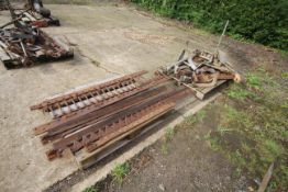 Massey Ferguson mid-mounted mower parts. Model 779. Serial number R9259. With 4ft, 5ft and 6ft