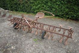 Ferguson Rigid Steerage Hoe. Extended. Model BKE-20. Serial number 2633. Badged.