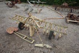 Ferguson Rigid Steerage Hoe. Model BKE-20. Serial number 3129. Badged.