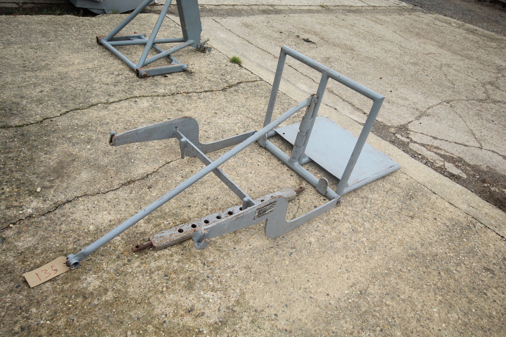 Culverwell sack lifter. With 9-hole drawbar. Machine number 2747. Badged. - Image 4 of 10
