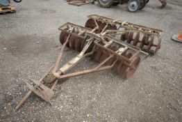 Ferguson Tandem Semi-Trailed Disc Harrow. Model 6-ABE-21. Serial number 24022. Badged.