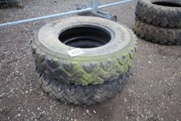 Pair of Good Year 7.50R16C tyres.