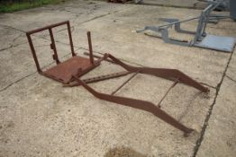 Culverwell sack lifter. With 9-hole drawbar. Machine number 3517. Badged.