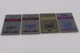 4x Ferguson implement instruction books: Medium Pressure Sprayer, Low Volume Pressure, Hydrovane