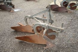 Ferguson 2 furrow plough. With discs and skimmers. Model A210GAE. Serial number 001444. Badged.