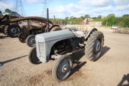 Ferguson TEF 20 diesel 2WD tractor. Serial number 471938. Built Tuesday 29th September 1955.