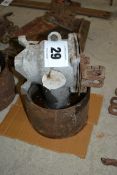 Ferguson PTO pulley. With saw bench bracket.