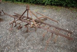 Ferguson Rigid Steerage Hoe. Incomplete. Model I-BKE-20. Serial number 4007. Badged.