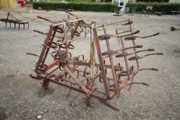 Massey Ferguson manual folding Flexiharrow. Model 333. Serial number 36695. Badged.