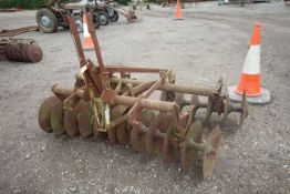 Ferguson Mounted Tandem Disc Harrow. Model 4A-BE-22. No badge.