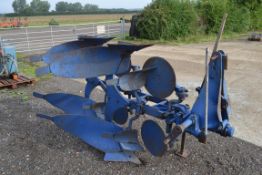 Ransomes TS82 2 furrow reversible plough.