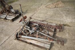 Massey Ferguson mid-mounted mower parts. Model 863. Serial number N3941. Badged.