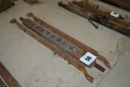 9-hole draw bar and Massey Ferguson stays.