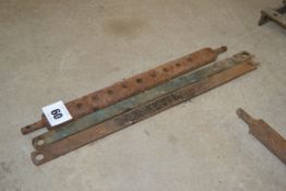 9-hole draw bar and pair of Ferguson stays.