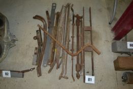 Various Ferguson/ Massey Ferguson linkage bars etc.