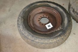 Ferguson 12-stud trailer wheel and tyre.