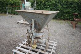 Massey Ferguson Fertiliser Spinner. Model 477. Serial number P12899. Badged.