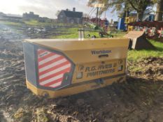 Ryetec Workbox front linkage toolbox. With 500kg b