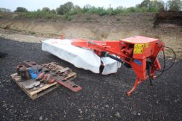 Kuhn FC283 GII 2.8m mounted mower conditioner. 2014. For spares or repair. Included by kind