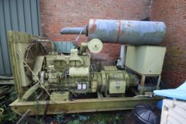Petbo 165KVA skid mounted 3000 generator. Cummins NT855G 6-cylinder diesel engine. V