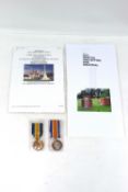 A WWI Casualty B.W.M. and Victory medal to G/43058