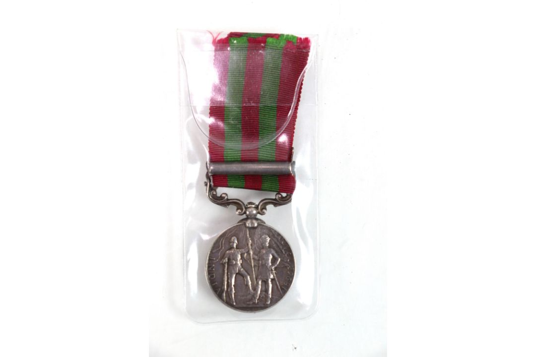 An I.G.S. medal (1896) with Punjab Frontier 1897-9 - Image 4 of 9