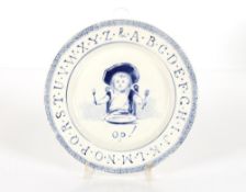 A Joost Thooft and Laboucher pottery Nursery Rhyme plate; a Wedgwood green leaf plate; and various