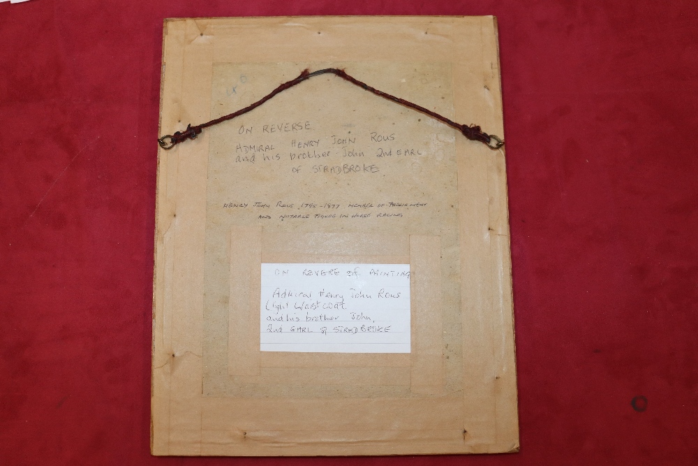 Richard Dighton 1785-1880, study of Admiral Henry John Rous and his brother John 2nd Earl of - Image 2 of 4