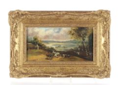 Attributed to Thomas Churchyard, a pair depicting