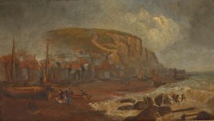 19th Century school, pair depicting coastal studie